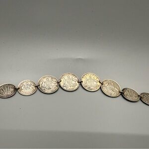 Vintage Coin Bracelet